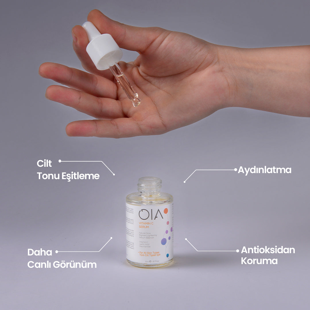 Aydınlatıcı ve Antioksidan Destekleyici Serum - Vitamin C