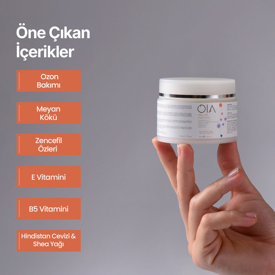 Siyah Nokta Karşıtı ve Gözenek Temizleyici Maske